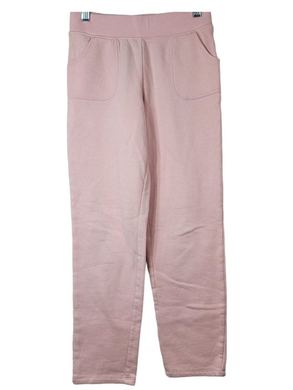 *Athletic Works Sweatpants Pink Size 10 Large Pockets Tapered Leg Fleece Lined